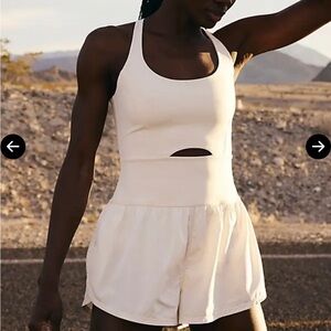 NWT Free People Righteous Runsie eggnog cream sold out color